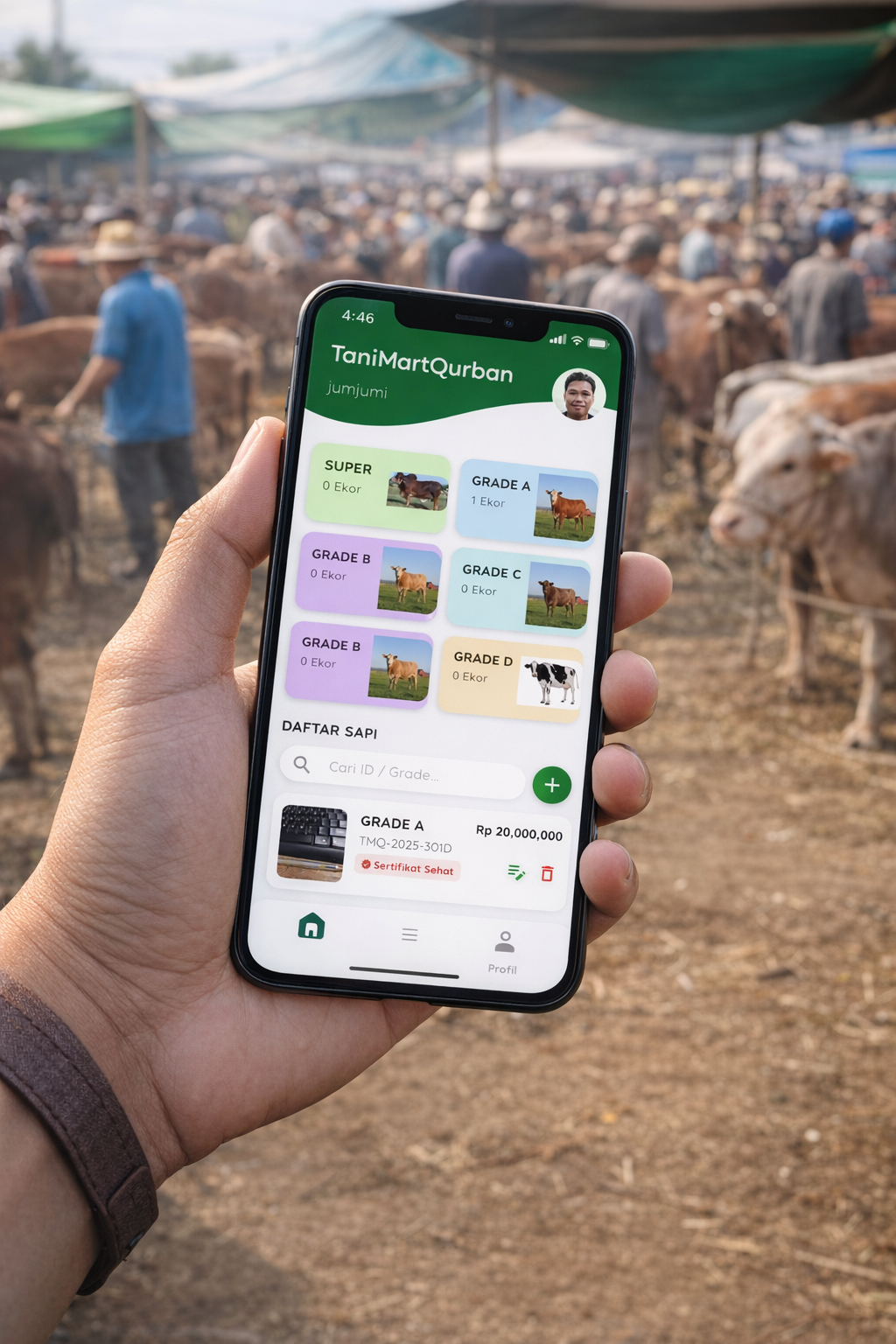 Pelopor TaniMart Qurban Apps